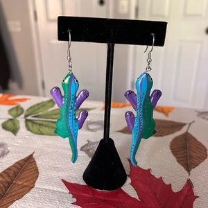 Wooden earrings